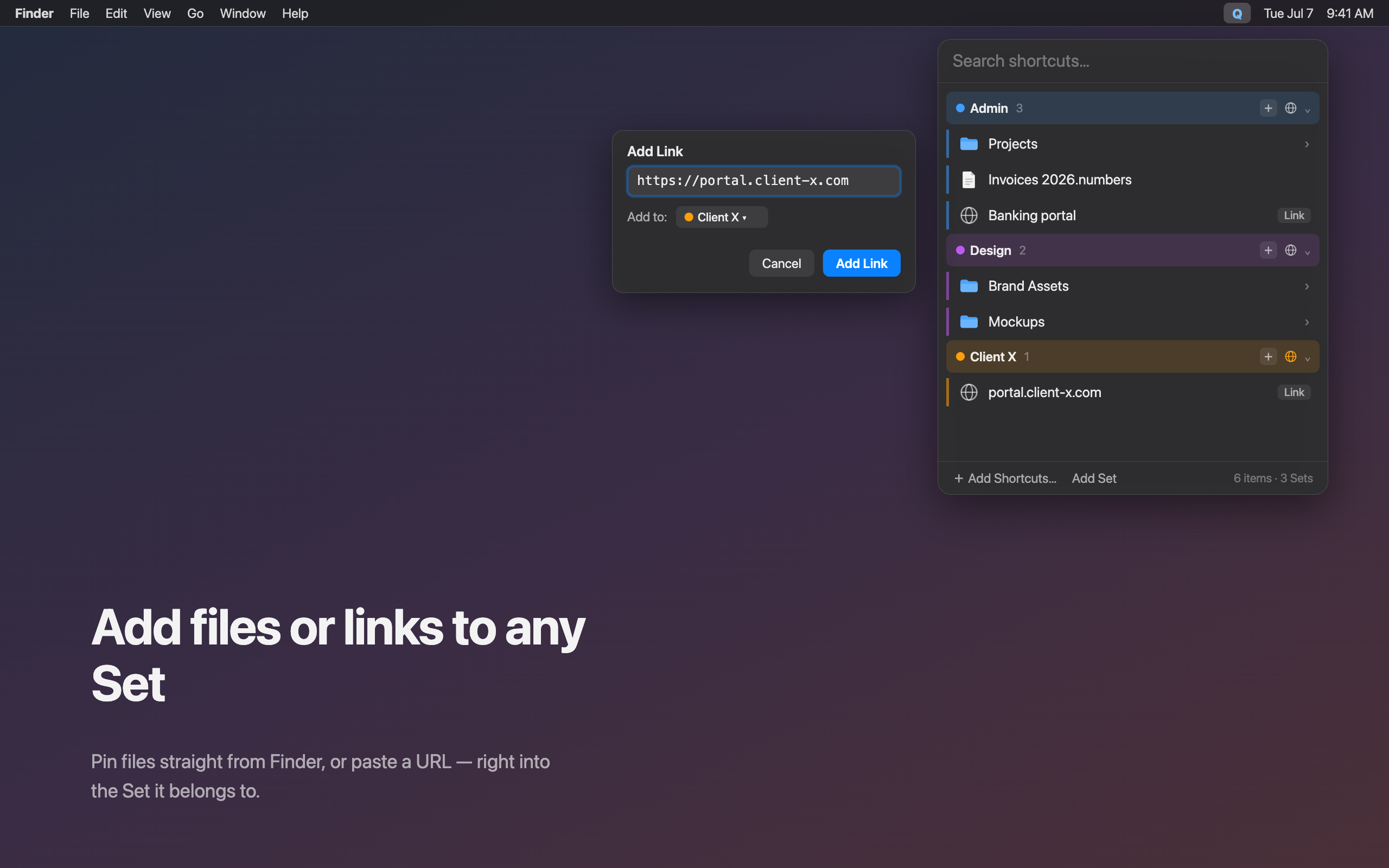 Keyboard-first search across all shortcuts