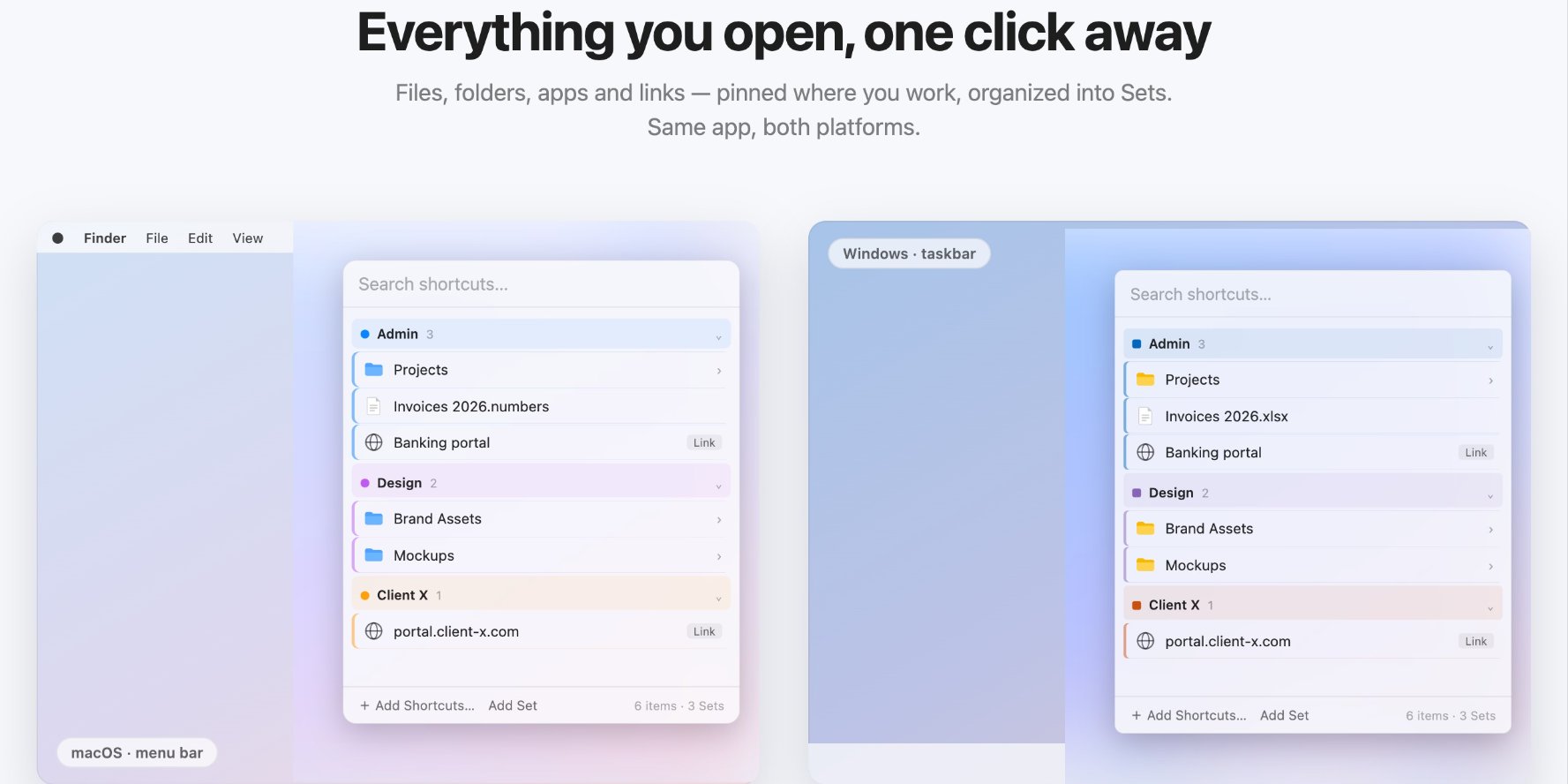 Productivity apps for Mac and Windows that help simplify everyday workflows.